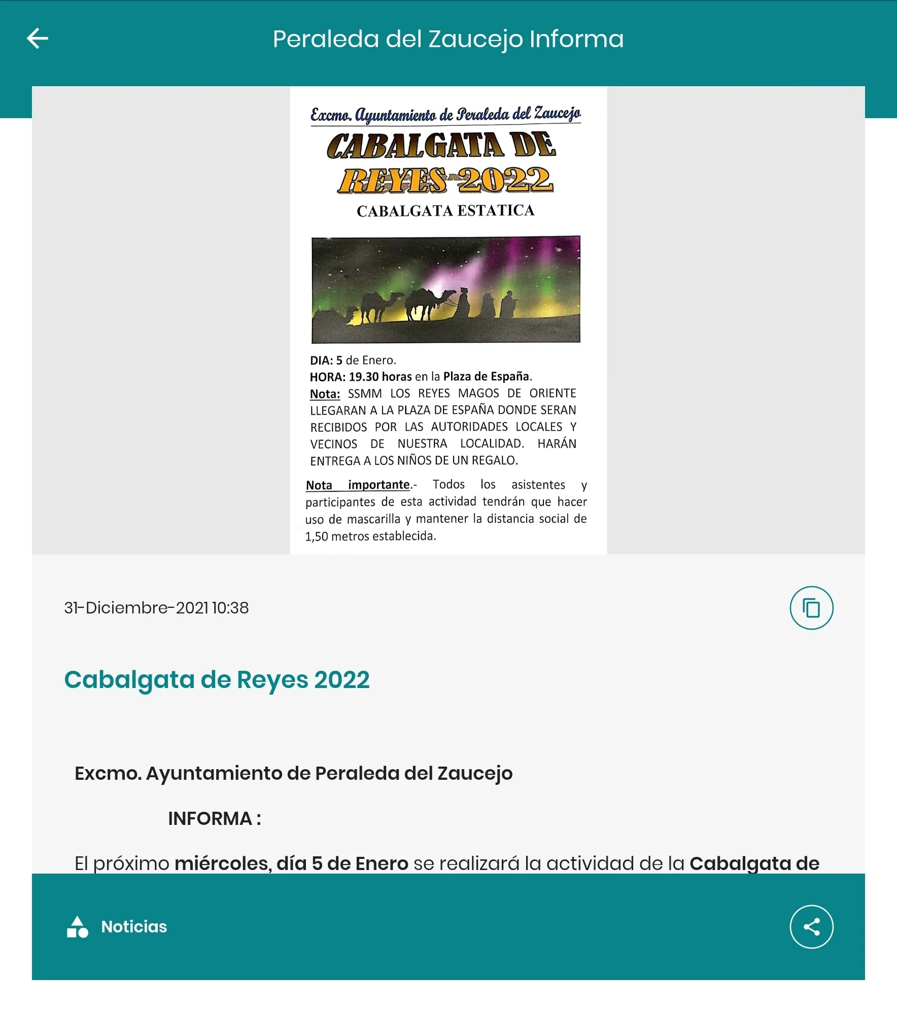 Peraleda del Zaucejo Informa | Indus Appstore | Screenshot