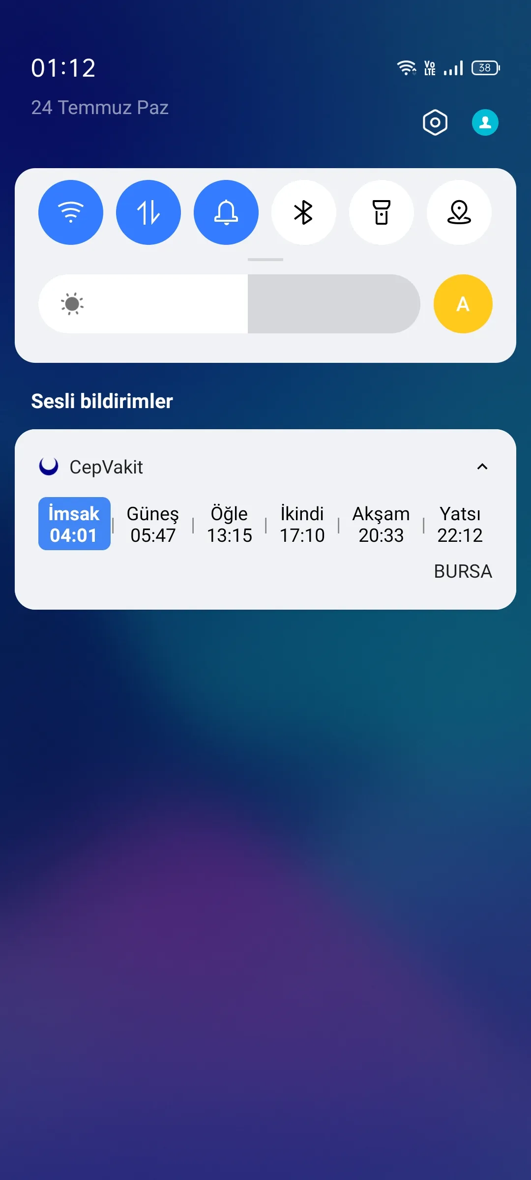 CepVakit: Namaz Vakitleri | Indus Appstore | Screenshot