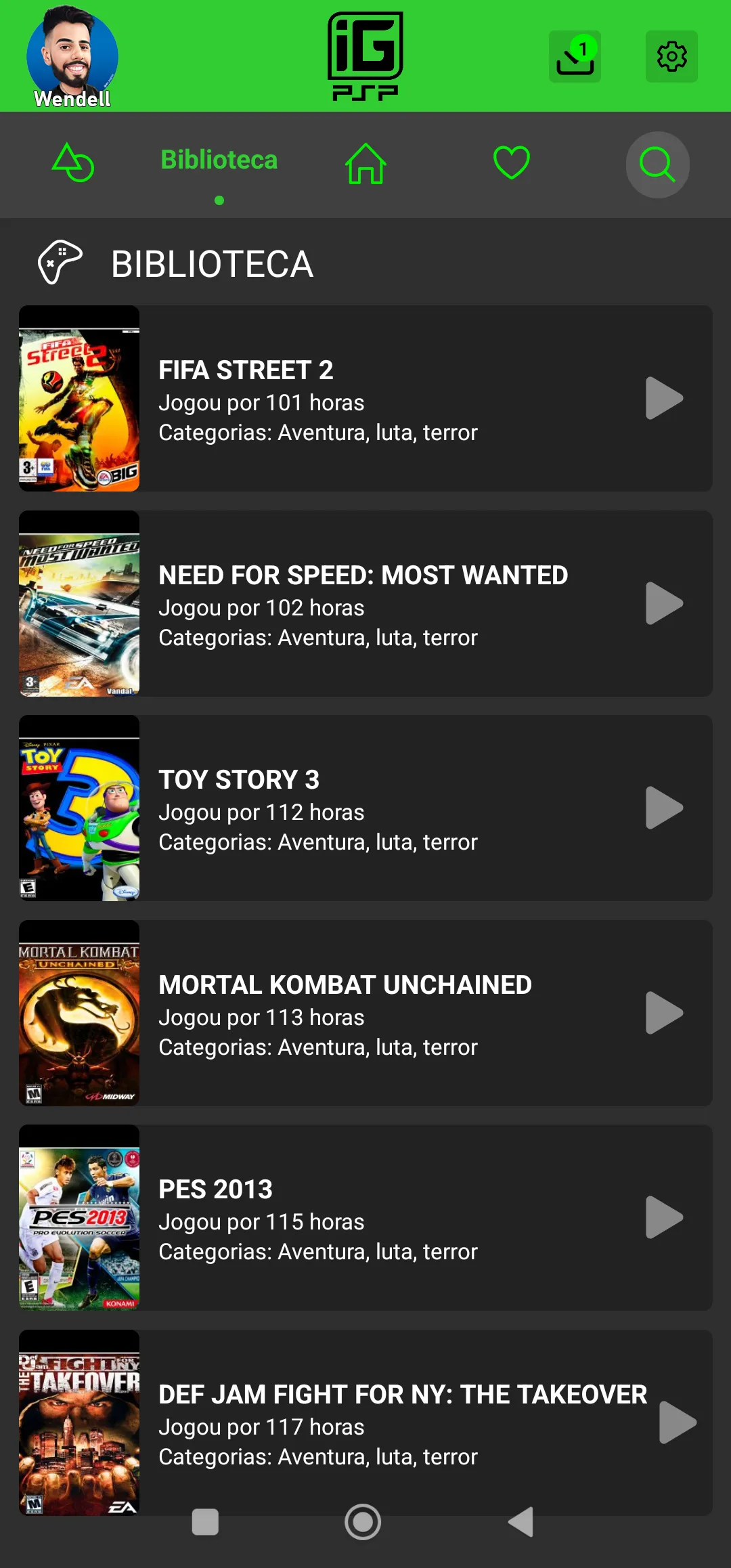 IGAMES PSP | Indus Appstore | Screenshot