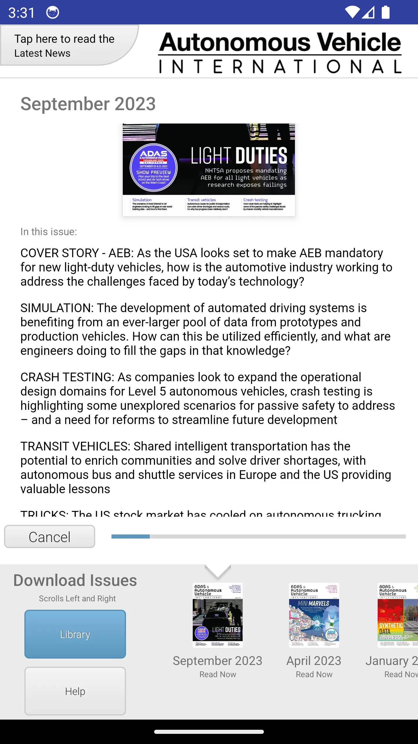 Autonomous Vehicle Int | Indus Appstore | Screenshot