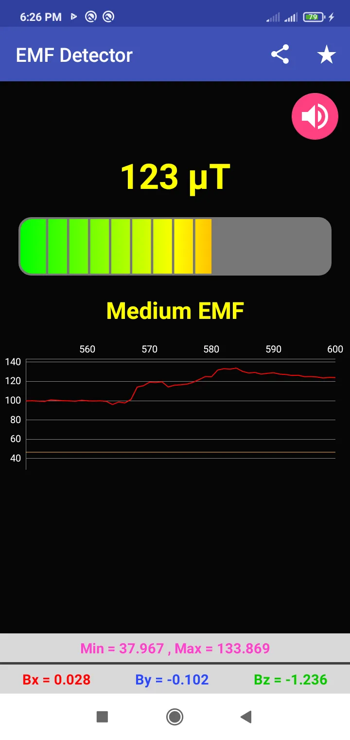 EMF Detector | Indus Appstore | Screenshot