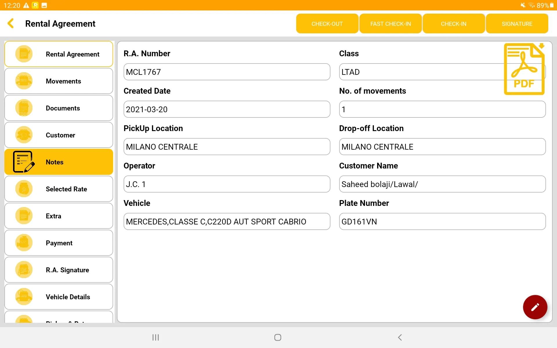 MyRent - Car Rental Management | Indus Appstore | Screenshot