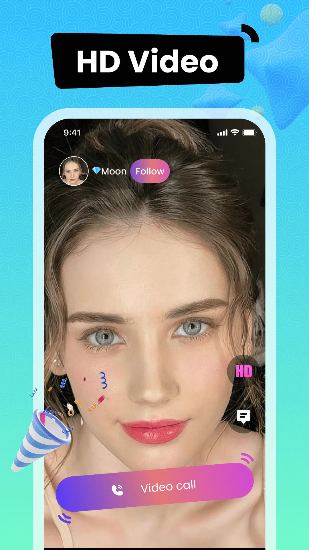 Moonchat-  live vid chat | Indus Appstore | Screenshot