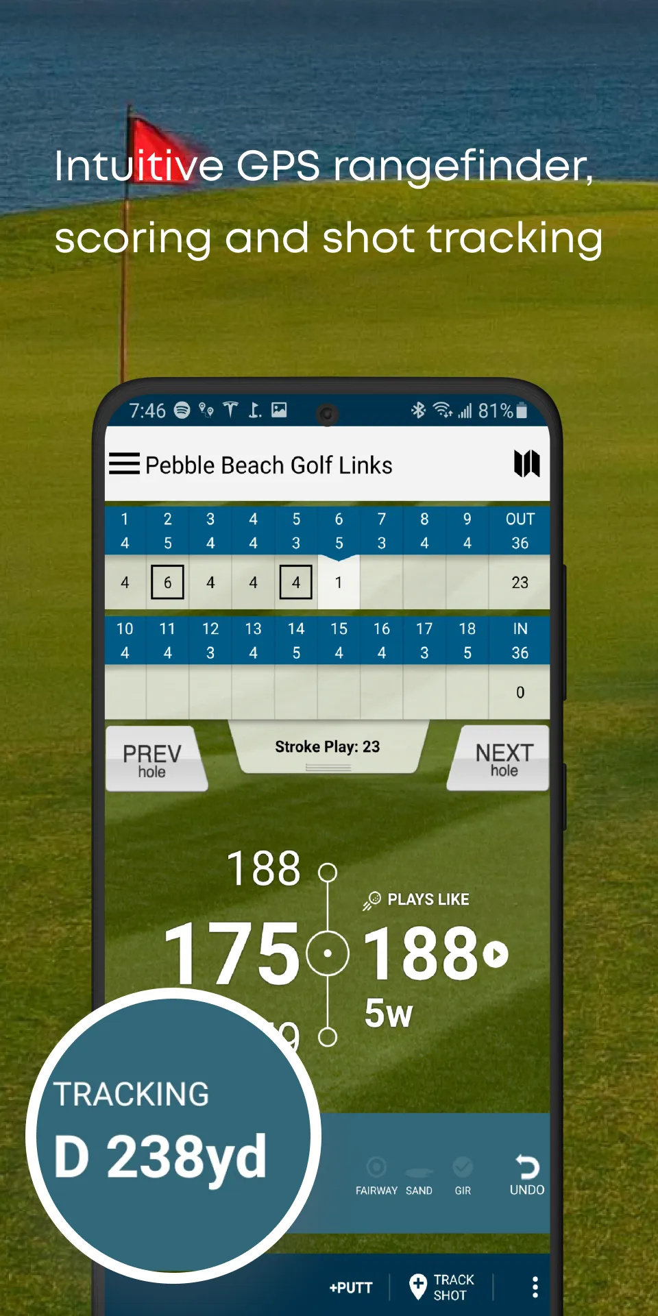 Golf Pad: Golf GPS & Scorecard | Indus Appstore | Screenshot