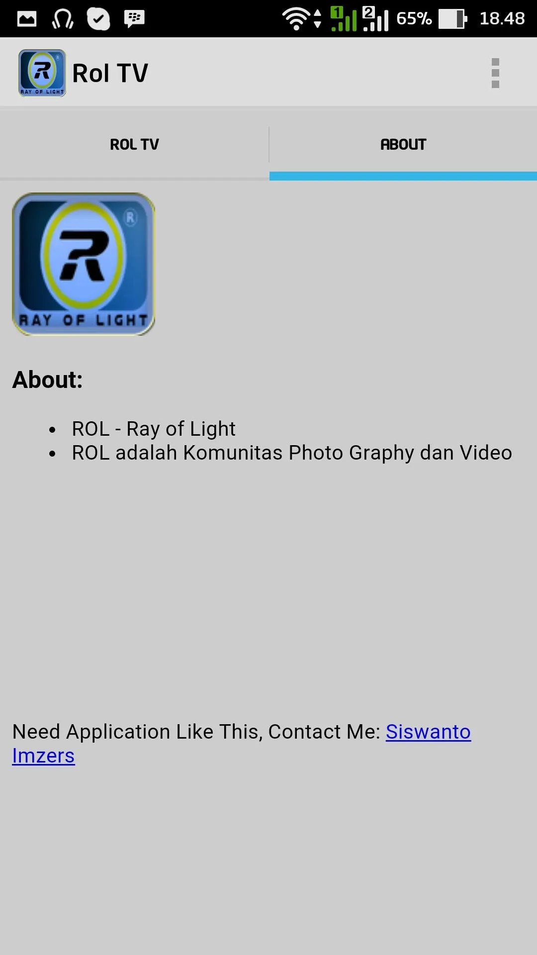 ROL TV | Indus Appstore | Screenshot