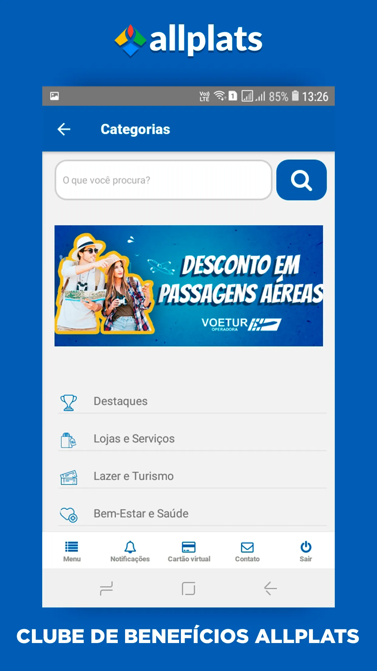 Clube de Benefícios Allplats | Indus Appstore | Screenshot