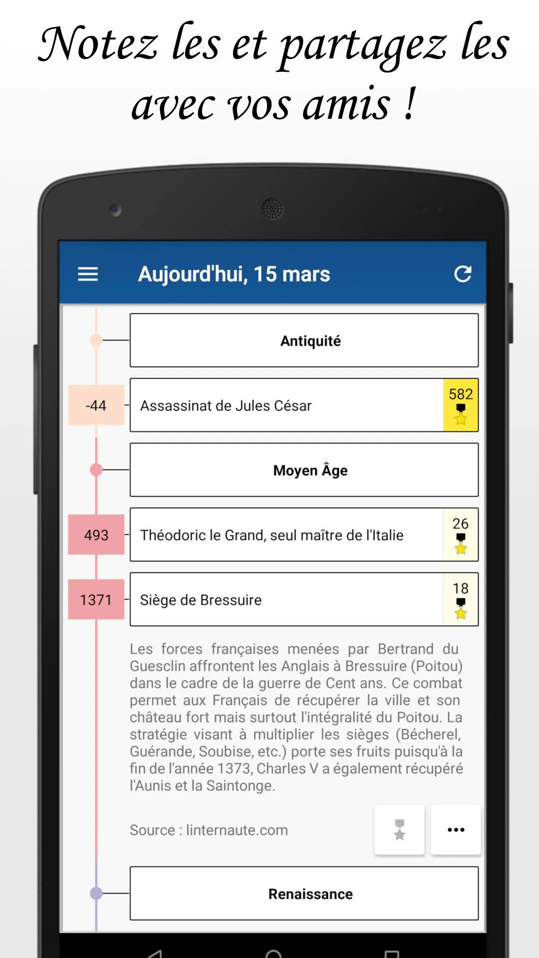 Today in History (French autom | Indus Appstore | Screenshot