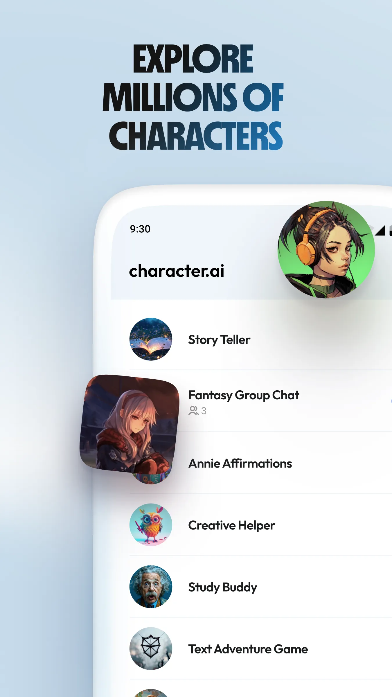 Character AI: Chat, Talk, Text | Indus Appstore | Screenshot