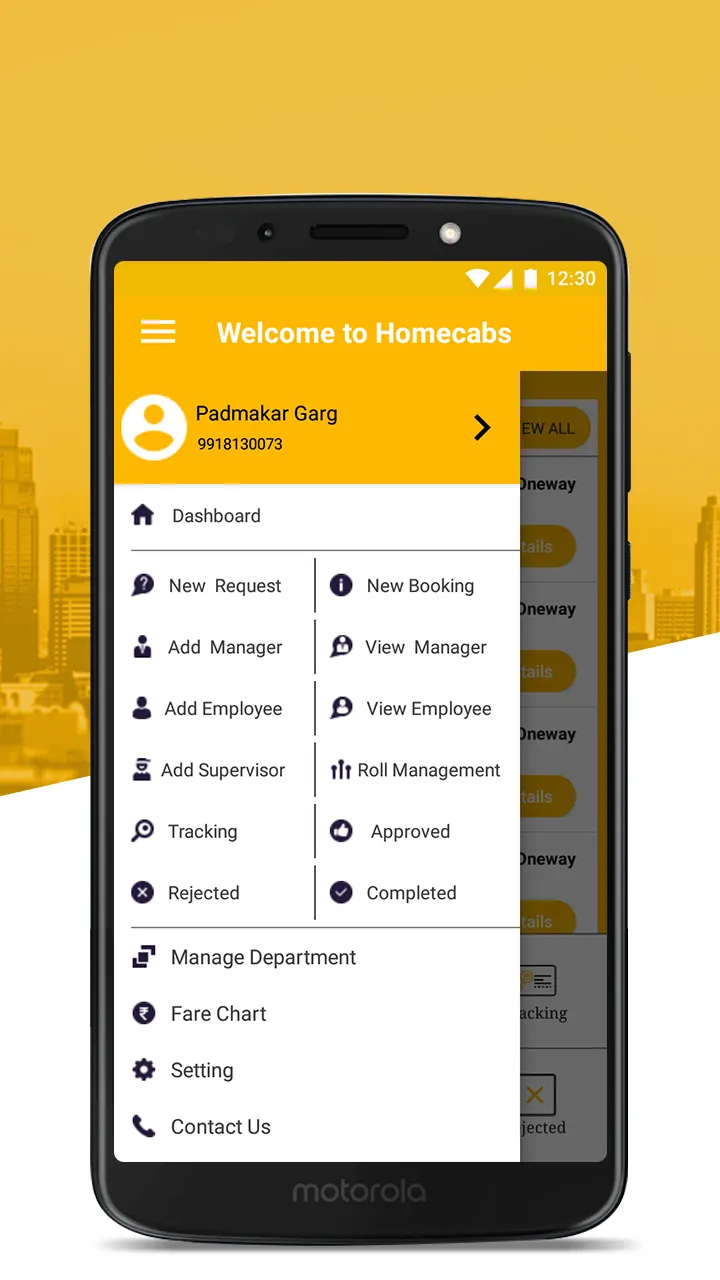 Homecabs Corporate's | Indus Appstore | Screenshot