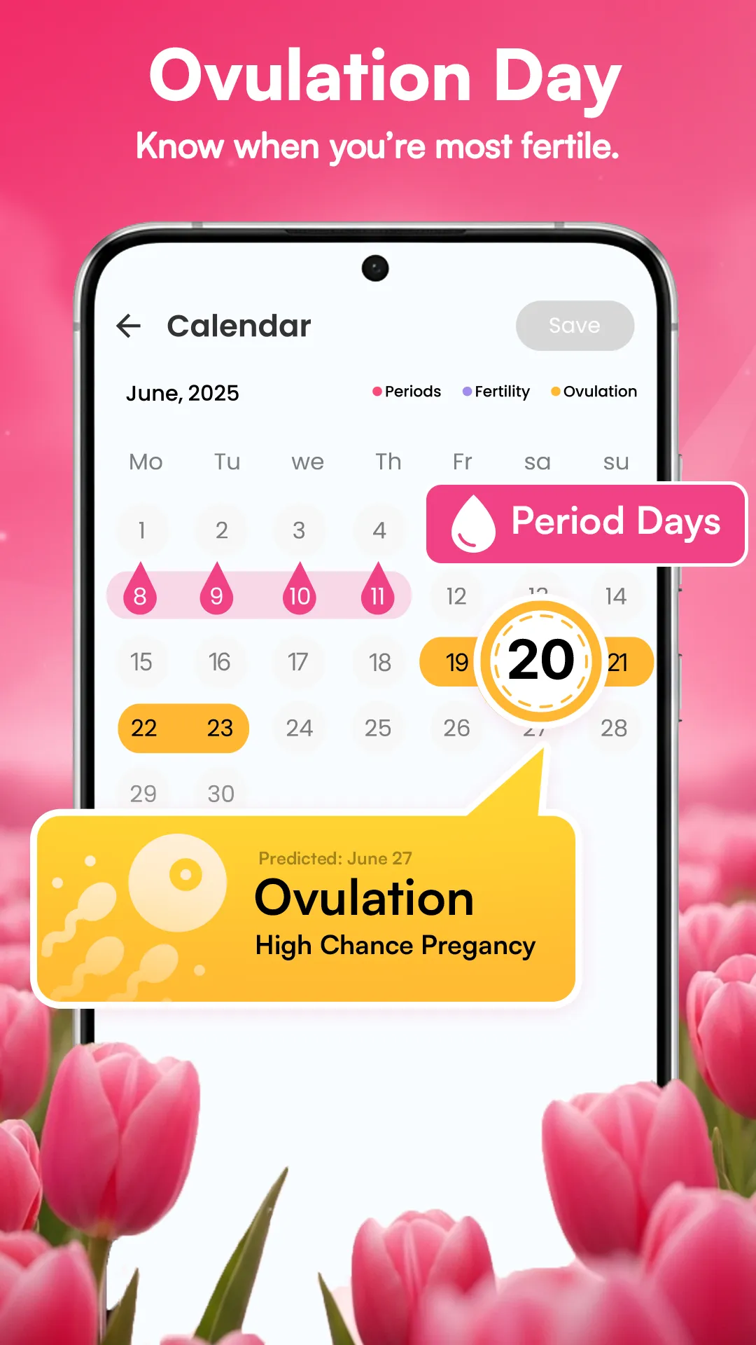 Period Tracker & Ovulation | Indus Appstore | Screenshot