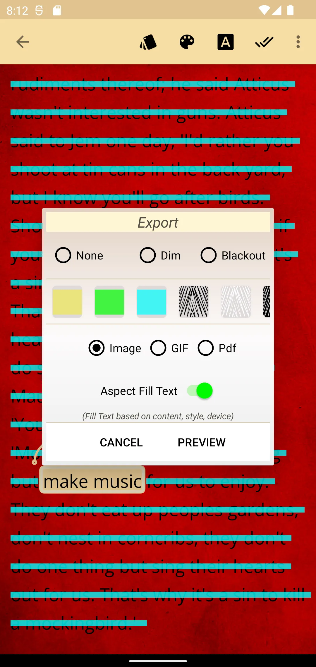 Blackout Bard: Blackout Poetry | Indus Appstore | Screenshot