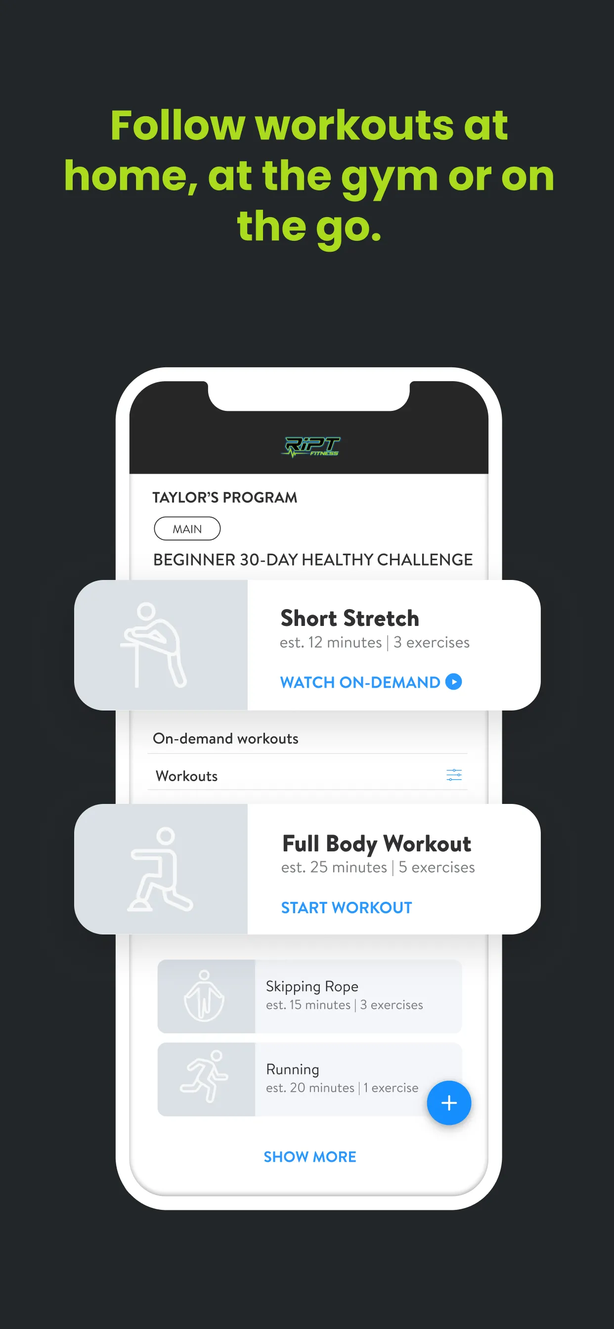 RiPT Fitness Coaching | Indus Appstore | Screenshot