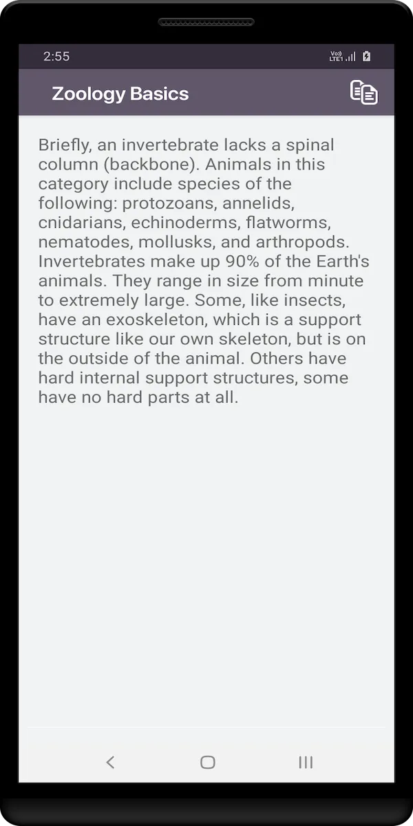 Zoology Basics | Indus Appstore | Screenshot