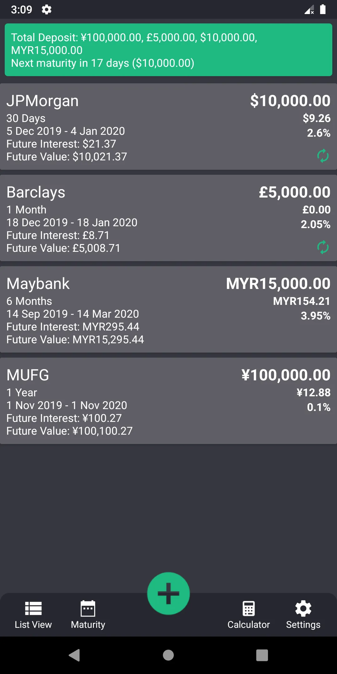 Money & FD Manager / Tracker | Indus Appstore | Screenshot