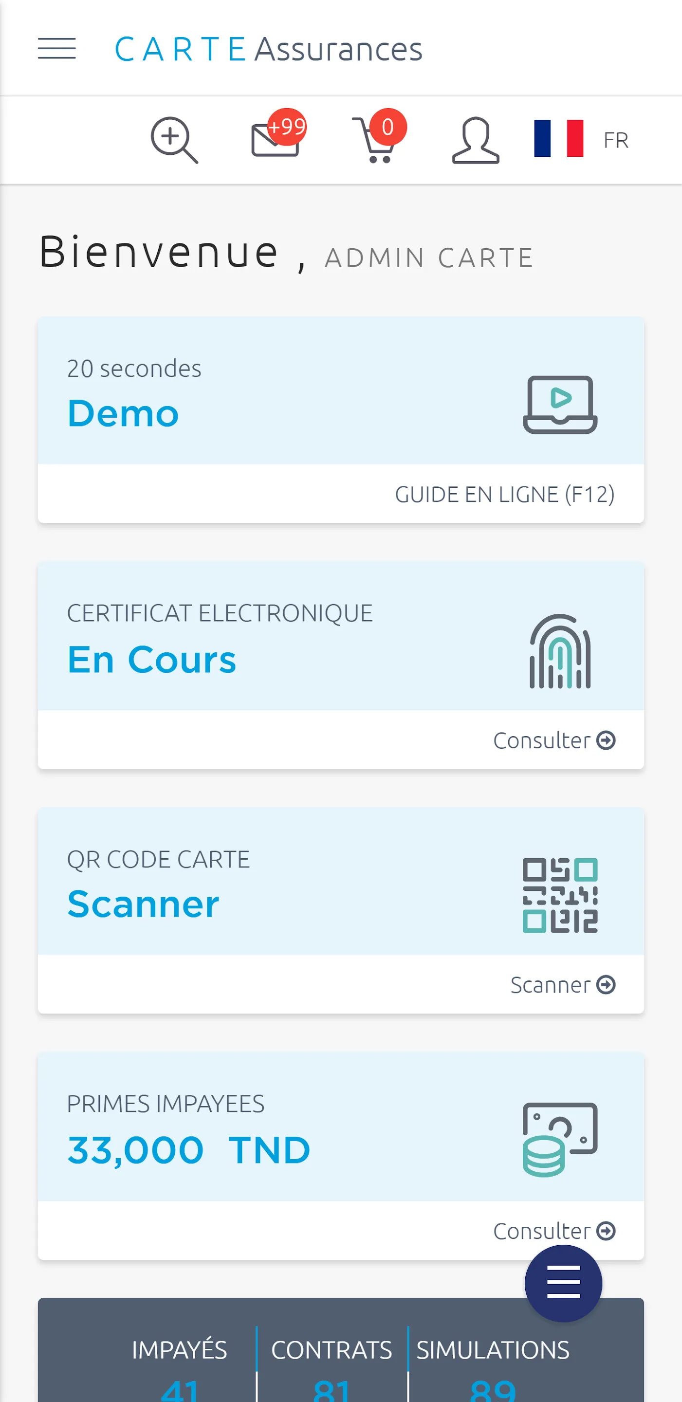 CARTE  Assurances | Indus Appstore | Screenshot