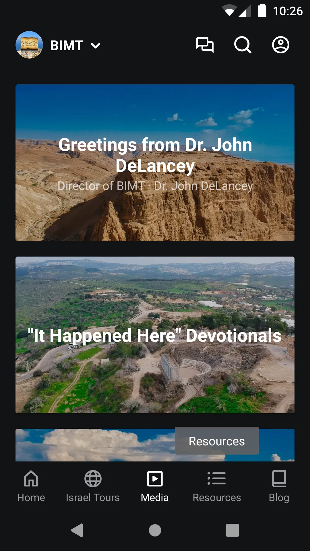 Biblical Israel Min. & Tours | Indus Appstore | Screenshot