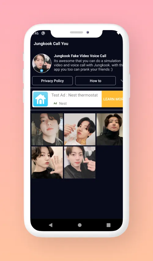 Jungkook Call You - Fake Call | Indus Appstore | Screenshot