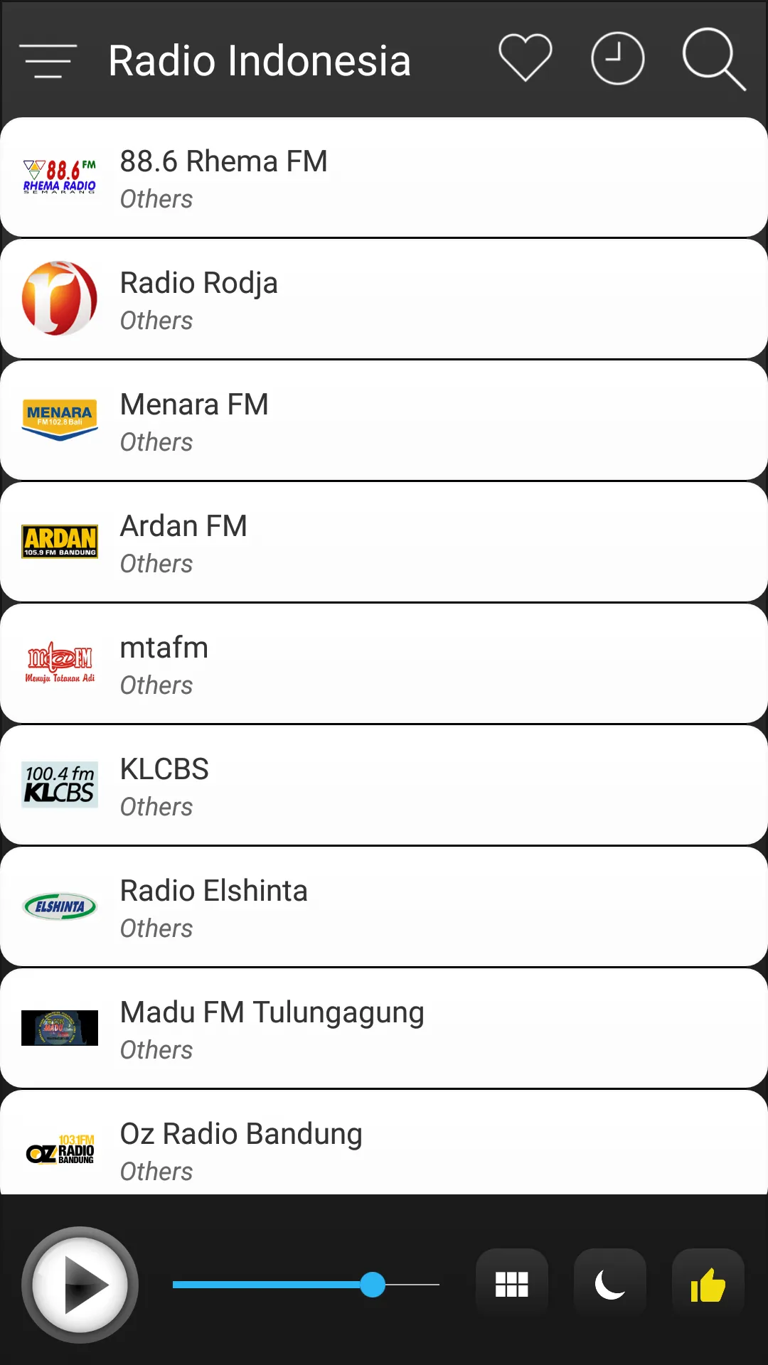 Indonesia Radio FM AM Music | Indus Appstore | Screenshot