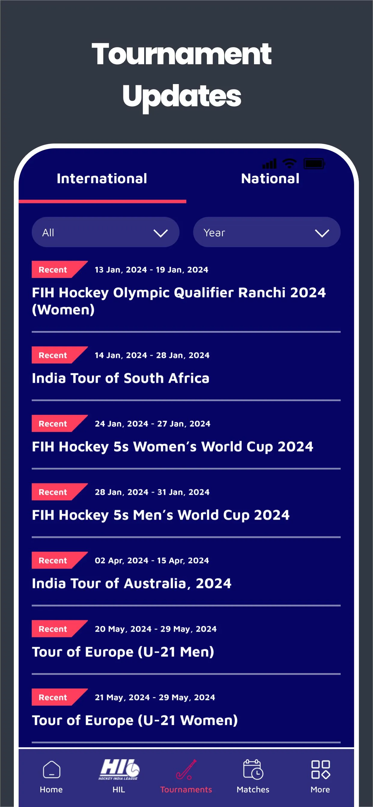 Hockey India | Indus Appstore | Screenshot