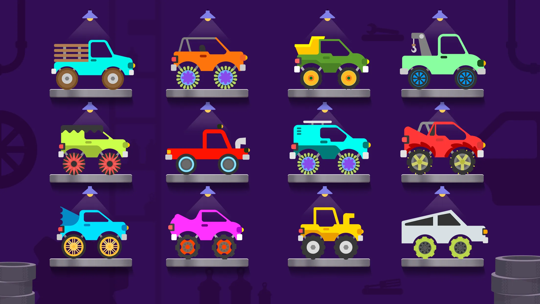 Kids Monster Truck Games 2+ | Indus Appstore | Screenshot