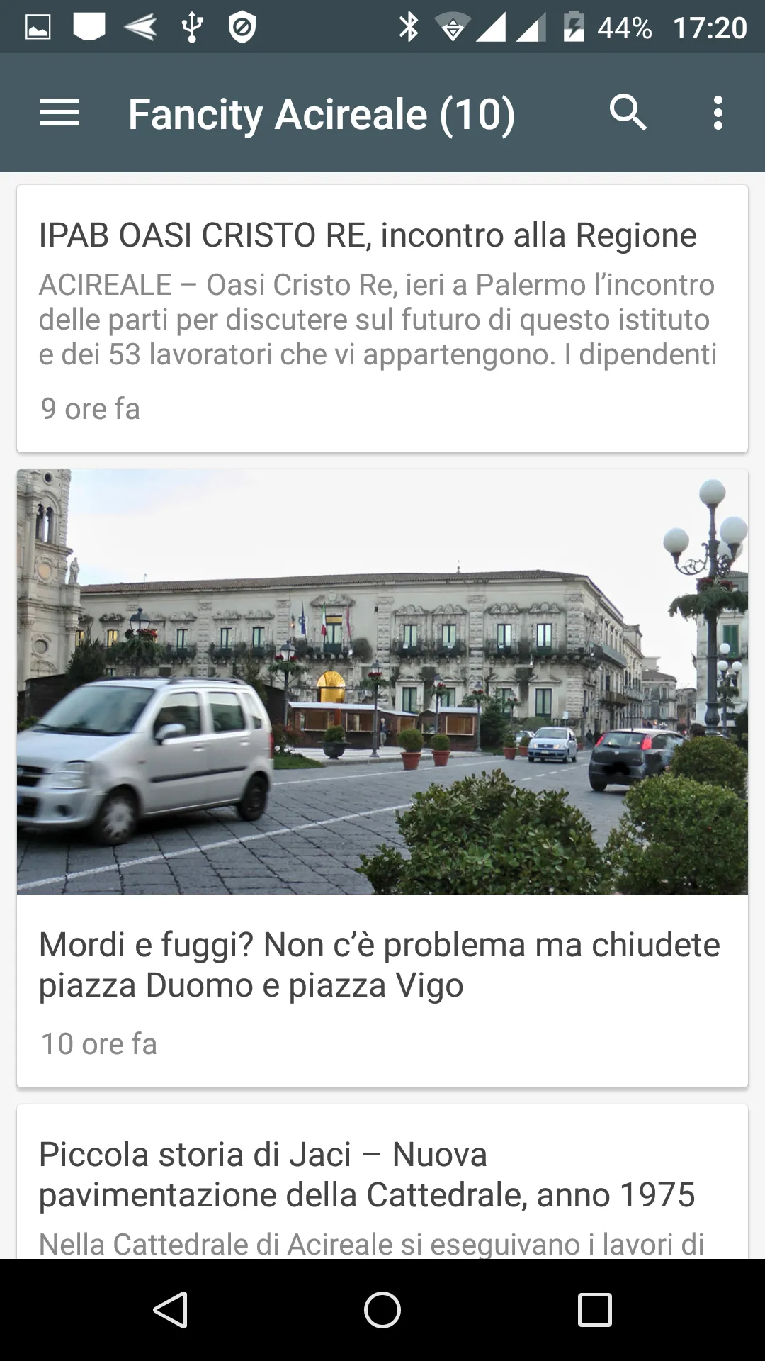 Acireale notizie locali | Indus Appstore | Screenshot