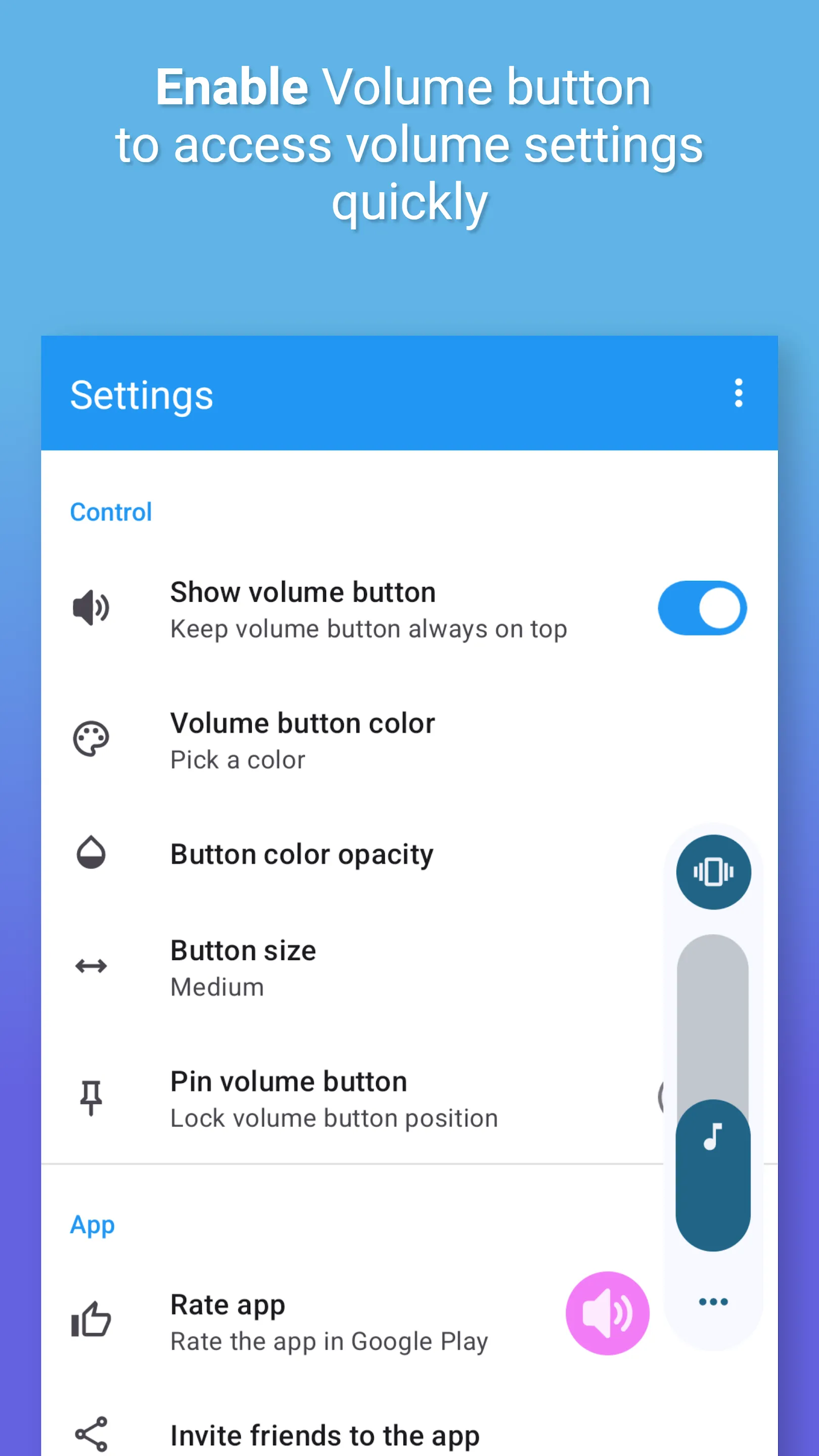 Volume Control: Screen Button | Indus Appstore | Screenshot