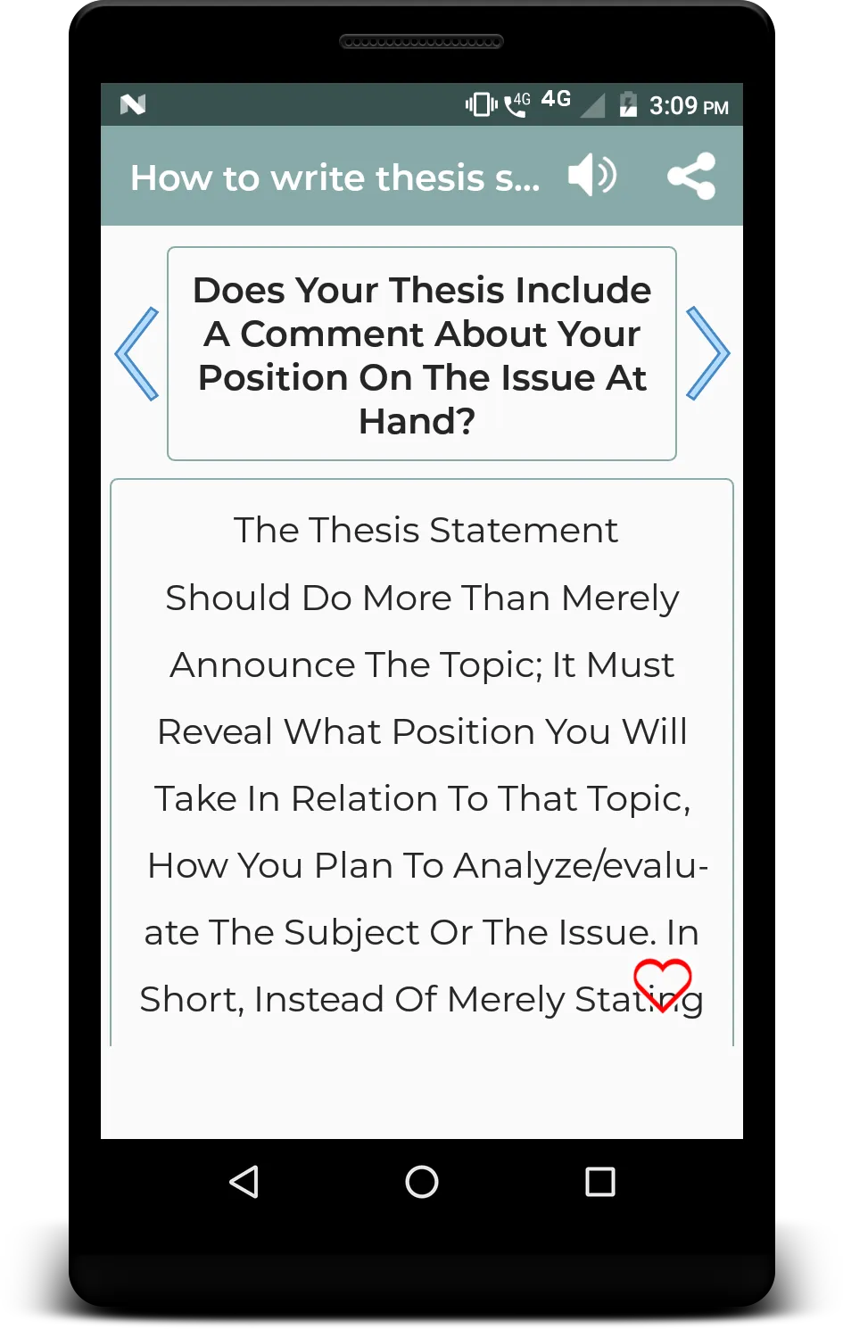 How to write thesis statement | Indus Appstore | Screenshot