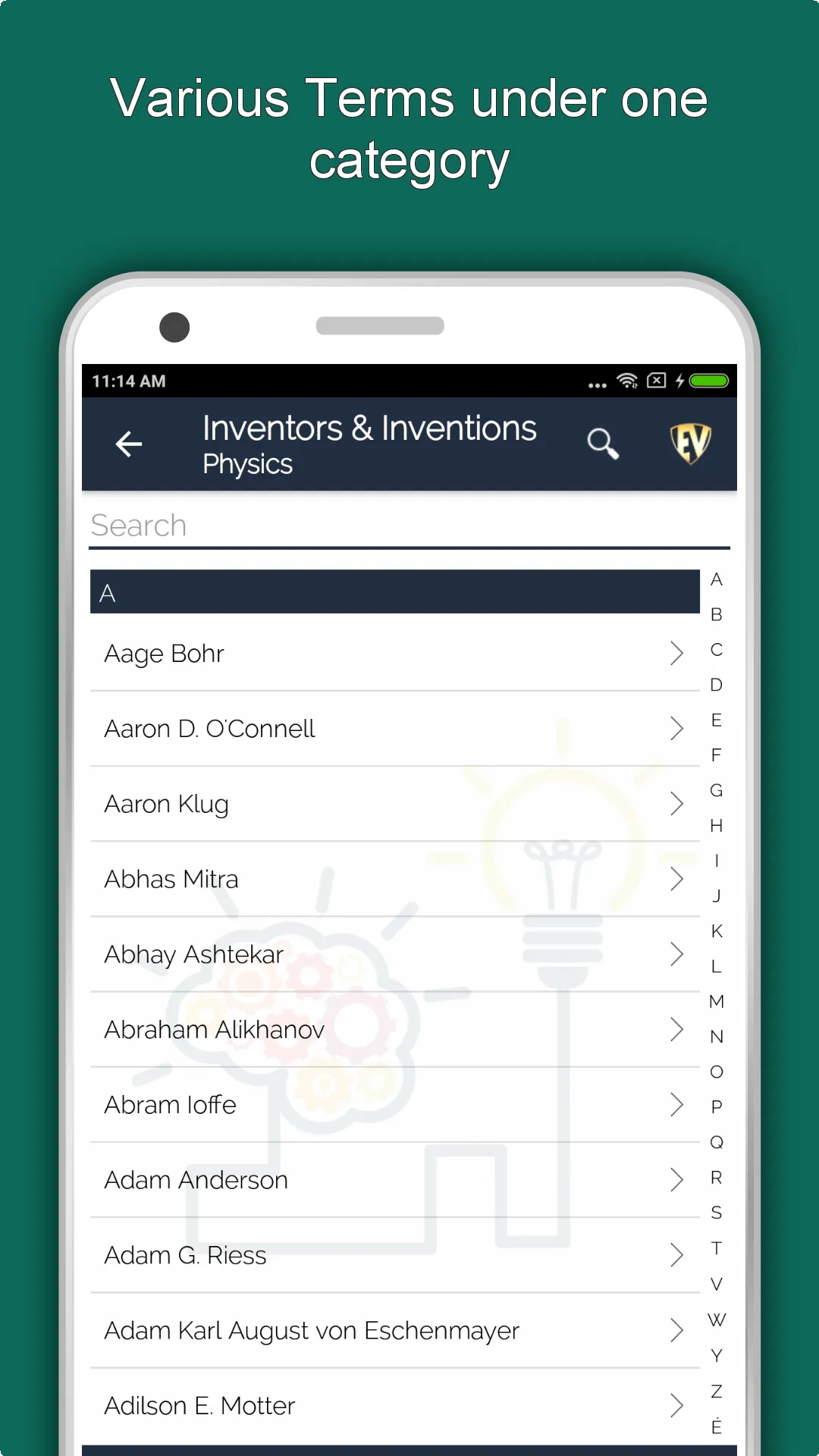 Inventions and Inventors App | Indus Appstore | Screenshot