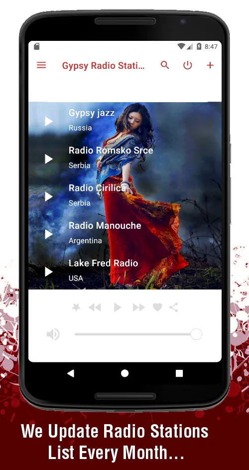 Gypsy Radio Stations | Indus Appstore | Screenshot