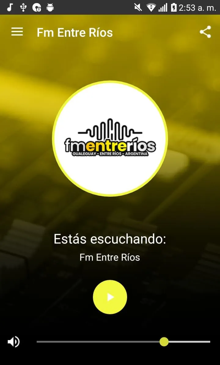 Fm Entre Ríos | Indus Appstore | Screenshot