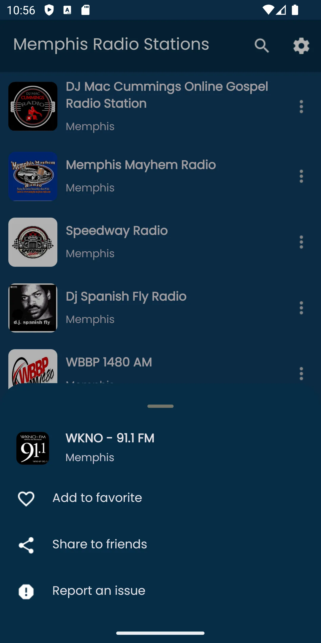 Radios from Memphis | Indus Appstore | Screenshot