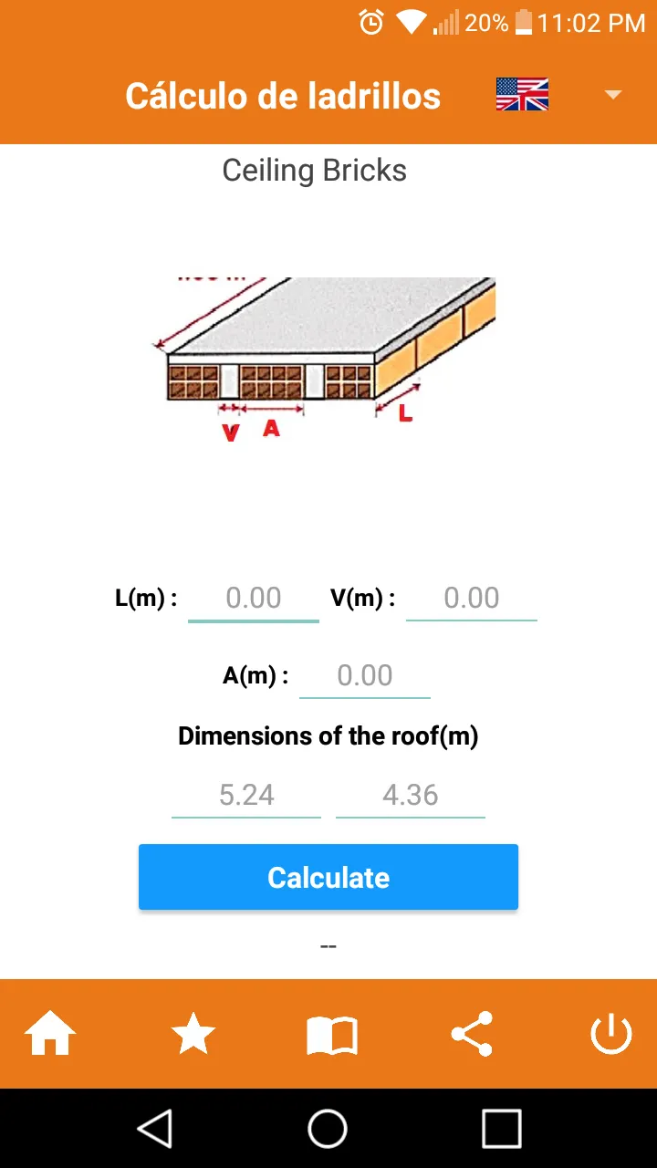 Calcular ladrillos para muro y | Indus Appstore | Screenshot