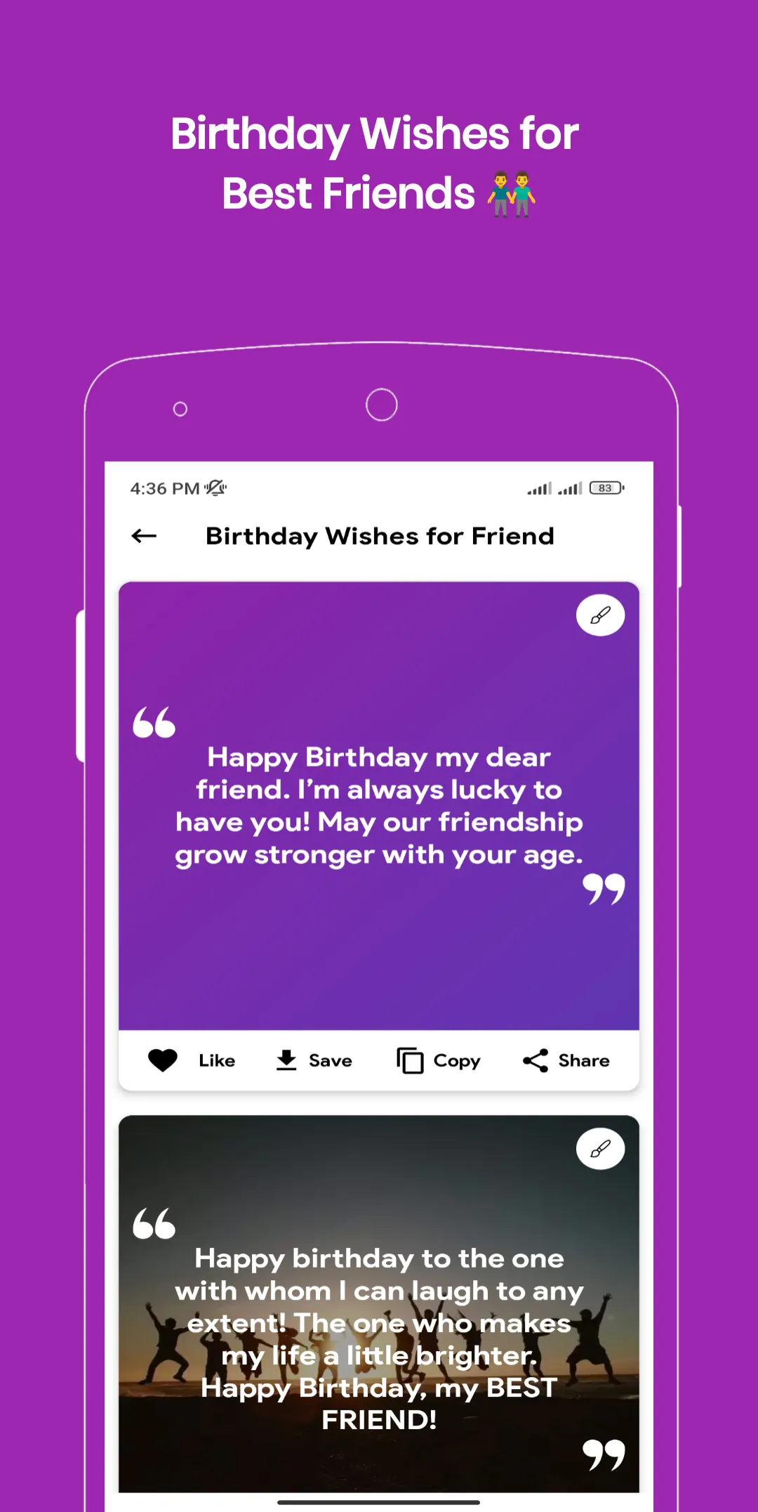 Birthday Wishes Messages | Indus Appstore | Screenshot