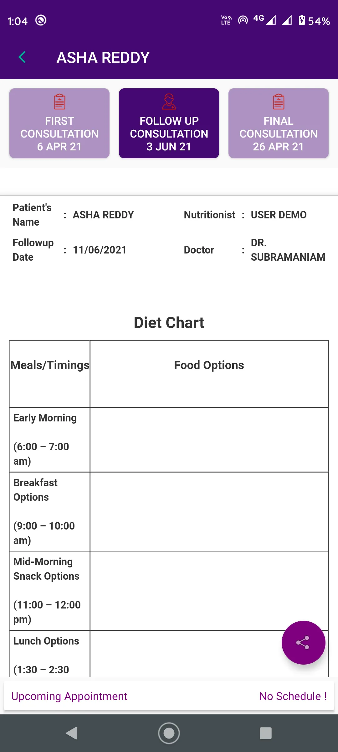 Dietlogues for Patient | Indus Appstore | Screenshot