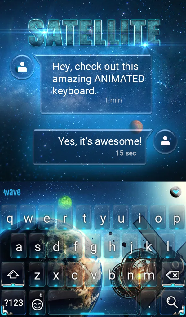 Satellite Keyboard & Wallpaper | Indus Appstore | Screenshot