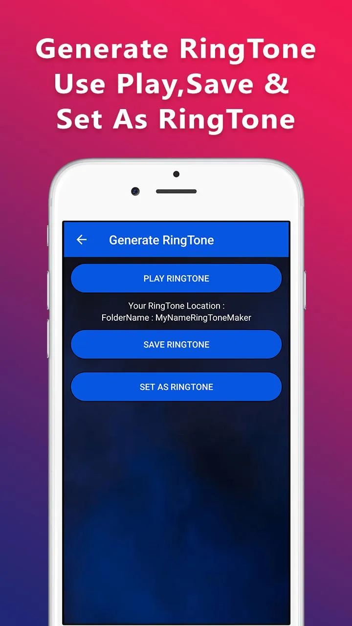 My Name Ringtone Maker | Indus Appstore | Screenshot