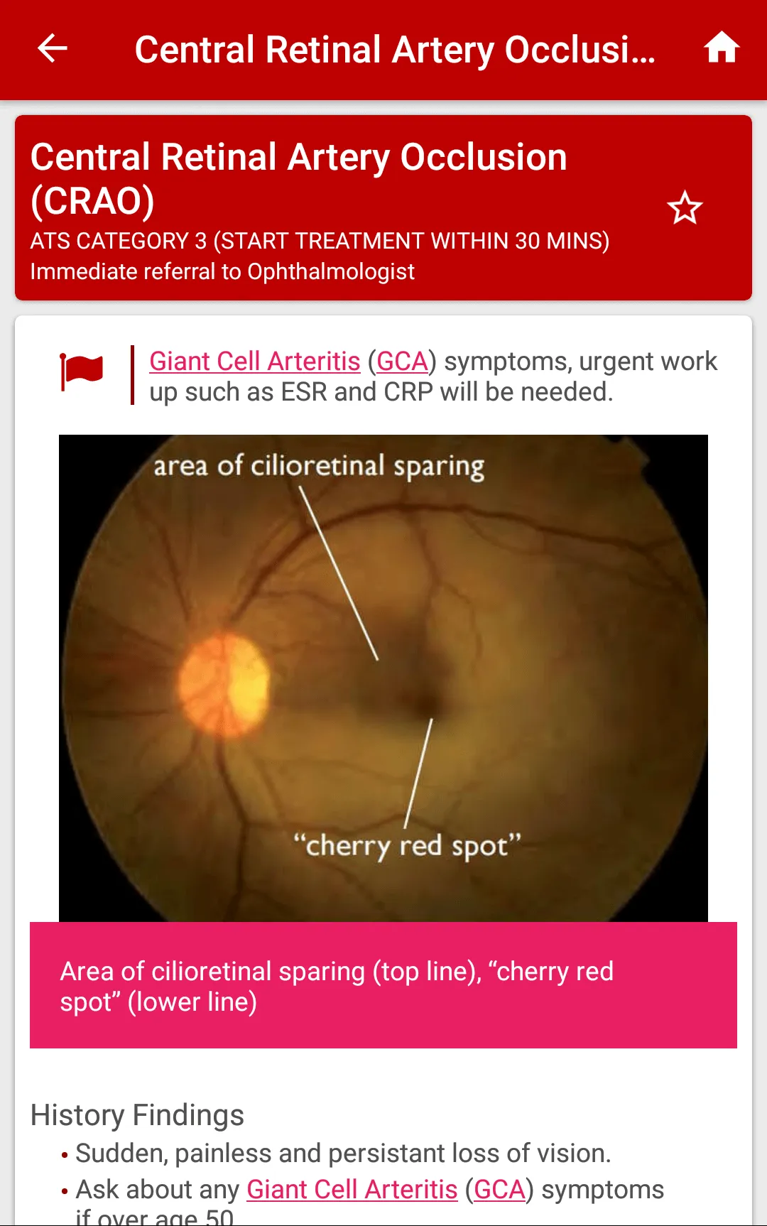 Eye Emergency Manual | Indus Appstore | Screenshot