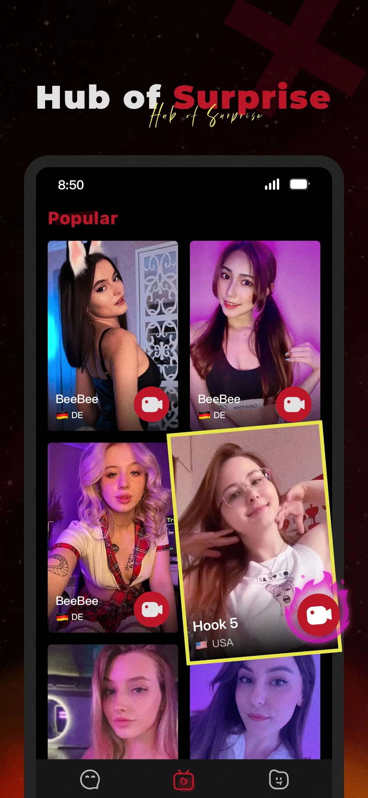 Hook8 - Live Video Chat | Indus Appstore | Screenshot