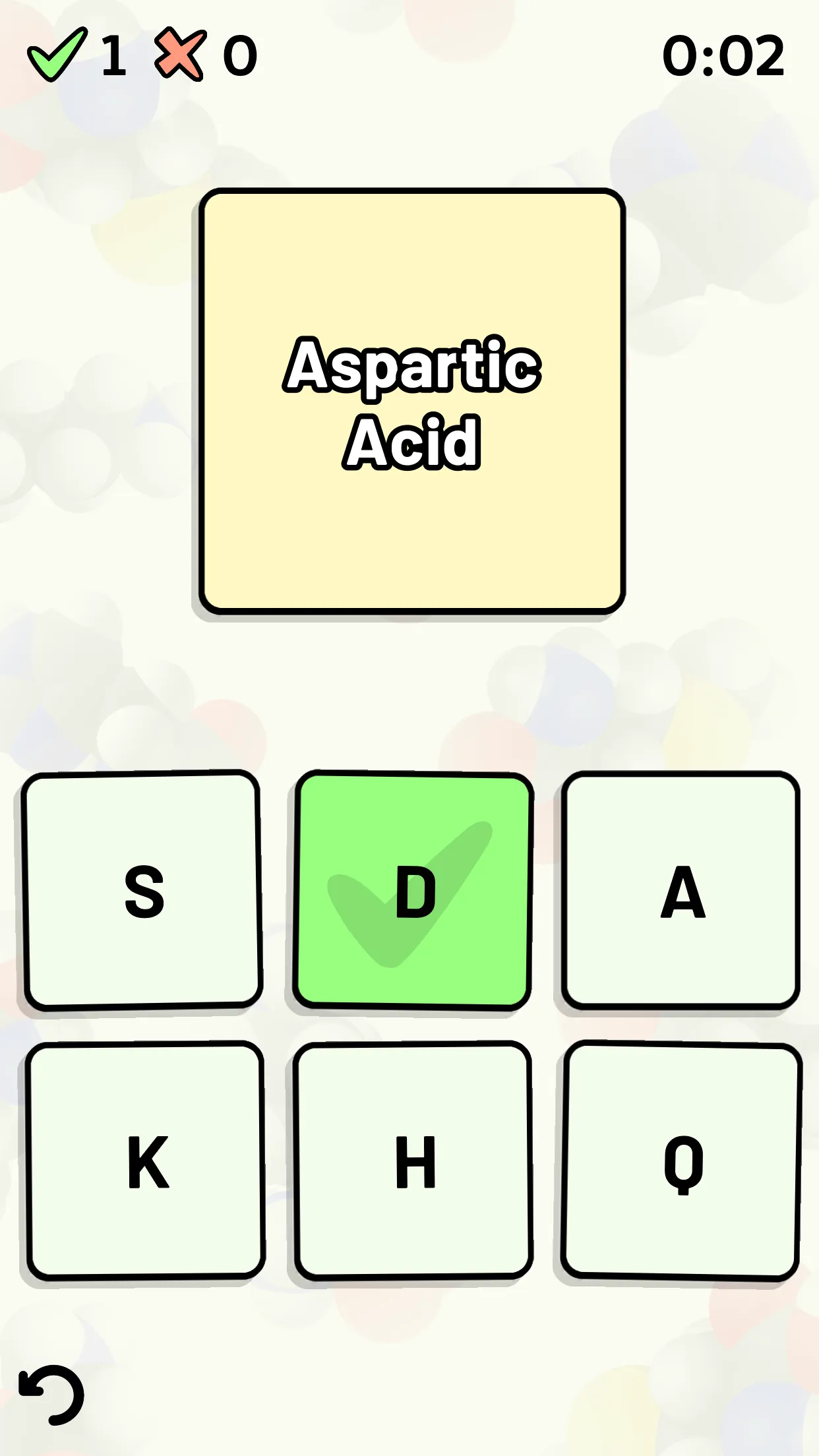 Amino Acid Quiz | Indus Appstore | Screenshot