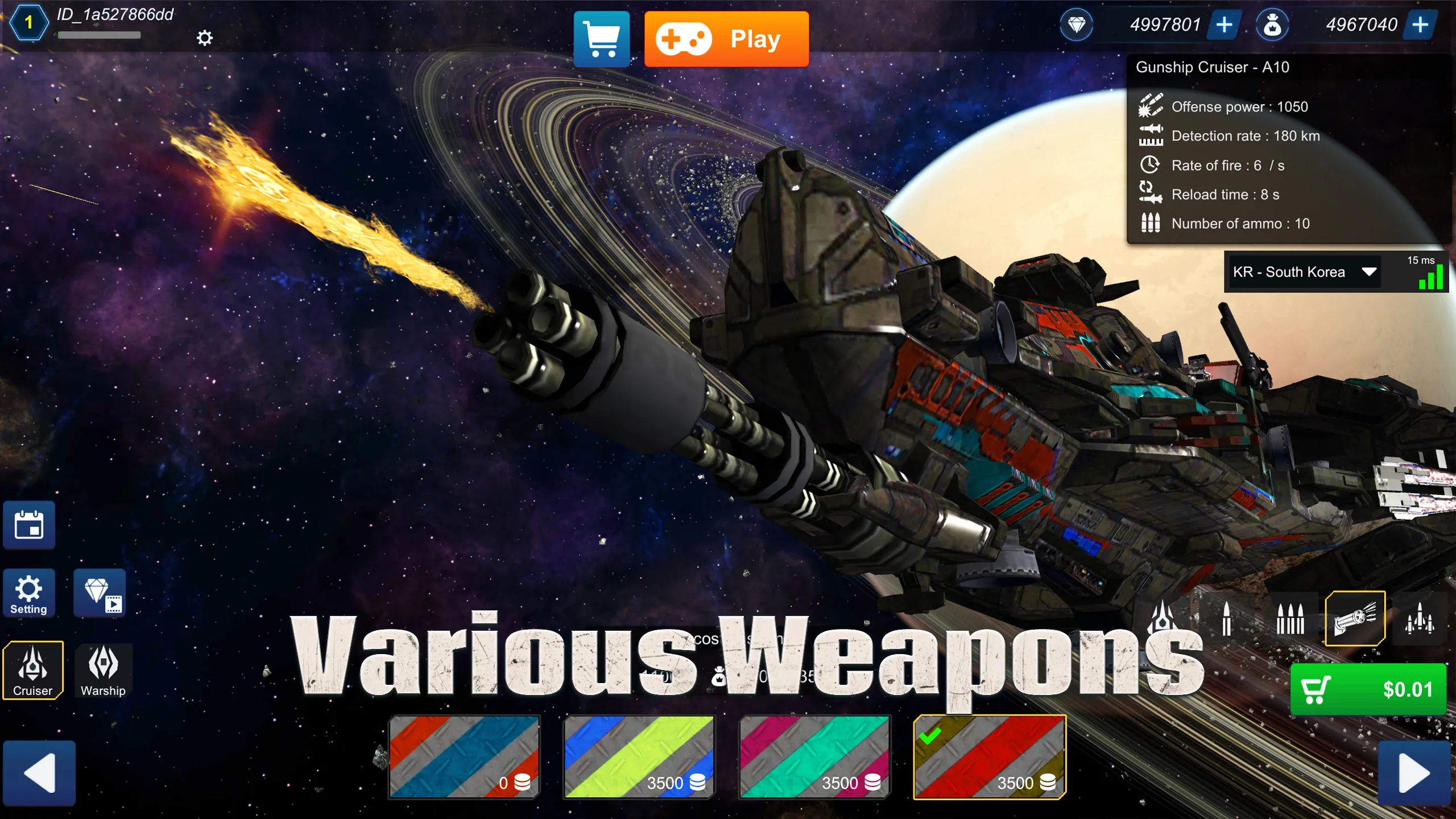 Warship War : Alien Invasion | Indus Appstore | Screenshot