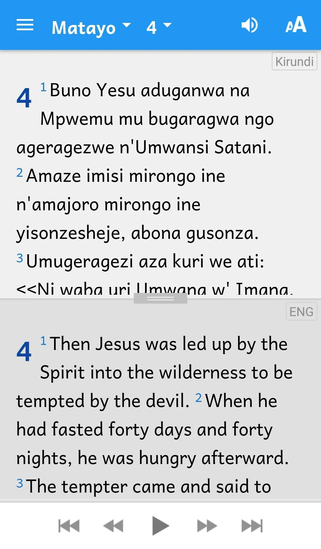 Kirundi Bible | Indus Appstore | Screenshot