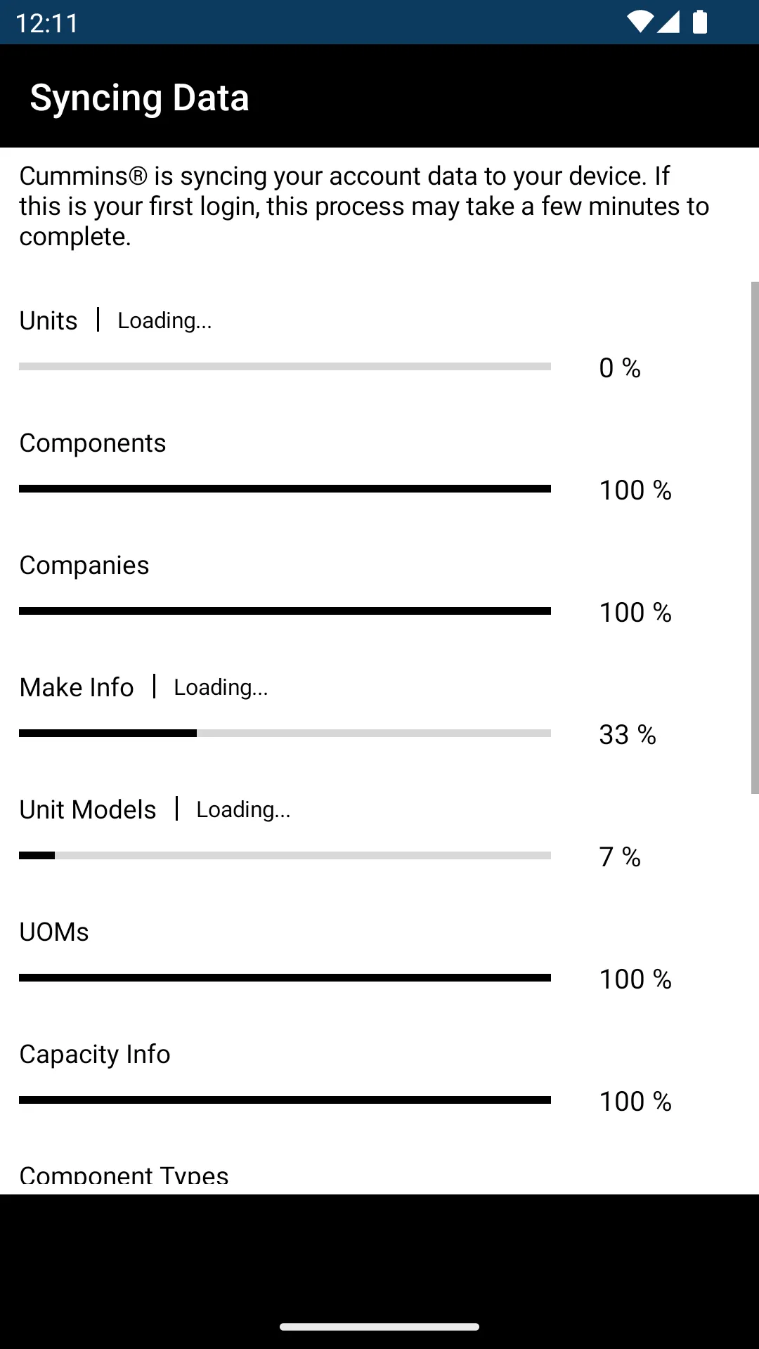 Cummins Active Care Testing | Indus Appstore | Screenshot