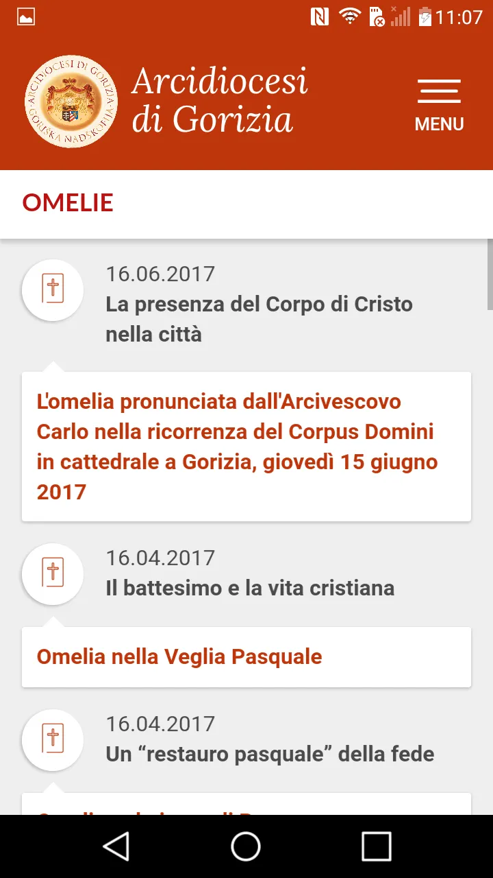 Arcidiocesi di Gorizia | Indus Appstore | Screenshot