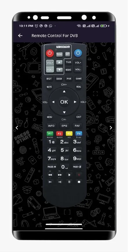 Remote Control For DVB | Indus Appstore | Screenshot