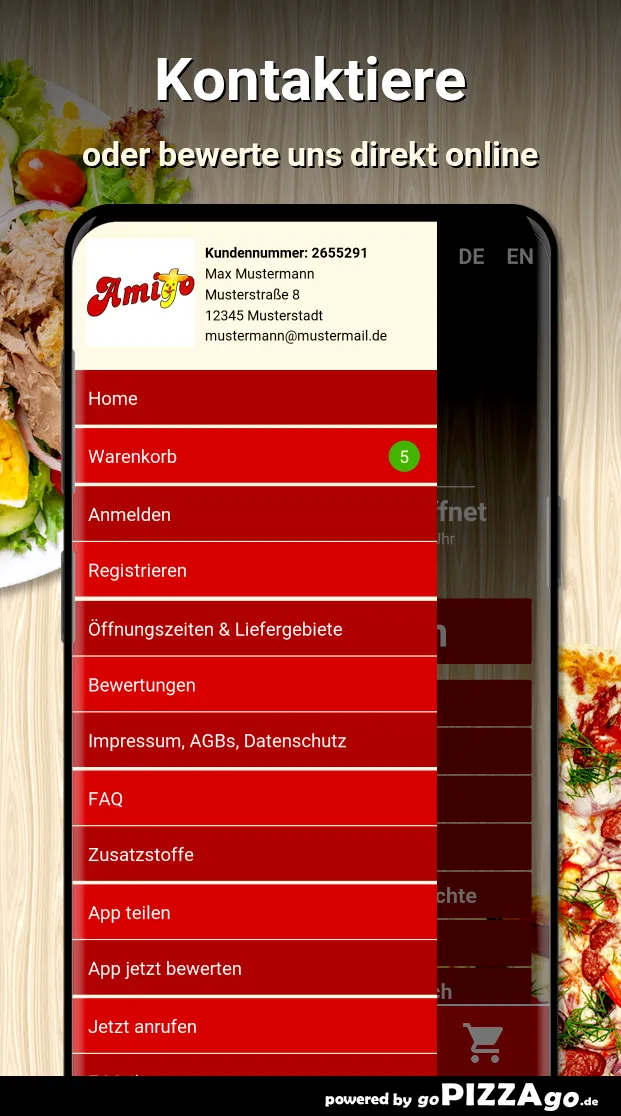 Amigo Pizza Weil der Stadt Hau | Indus Appstore | Screenshot