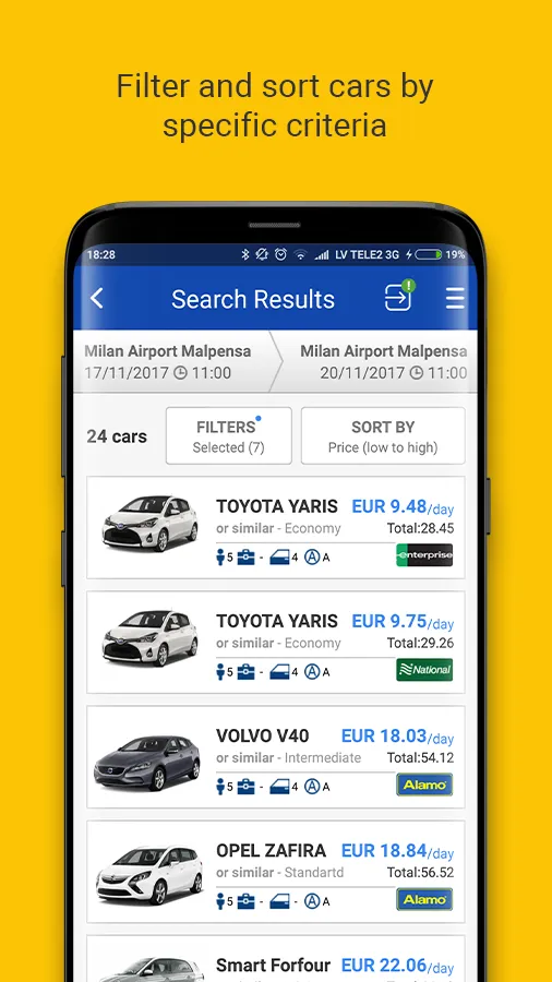 EconomyBookings Car Rental | Indus Appstore | Screenshot