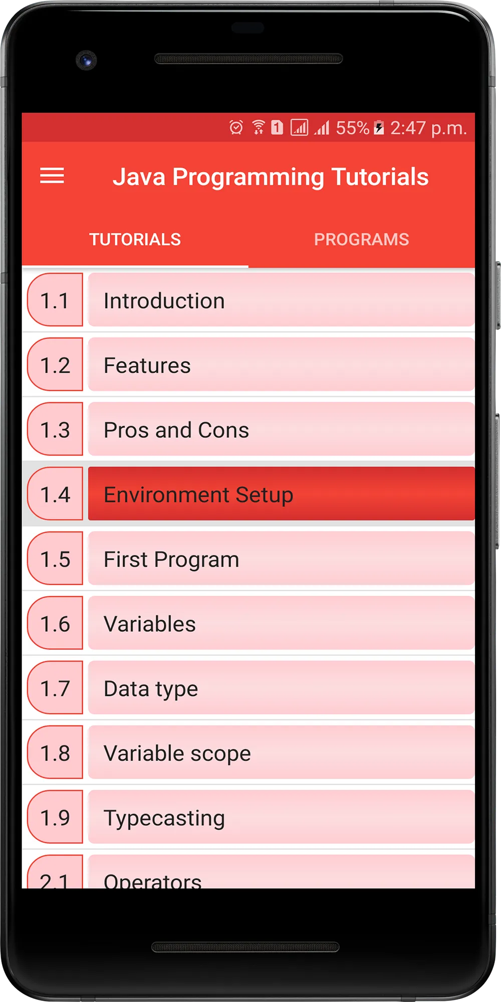 Java Programming Tutorials | Indus Appstore | Screenshot