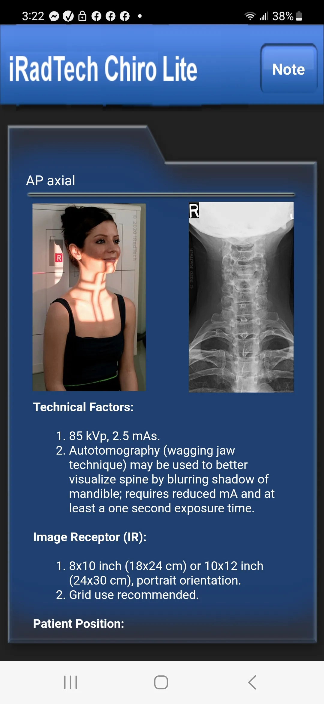 iRadTech Chiro Lite | Indus Appstore | Screenshot