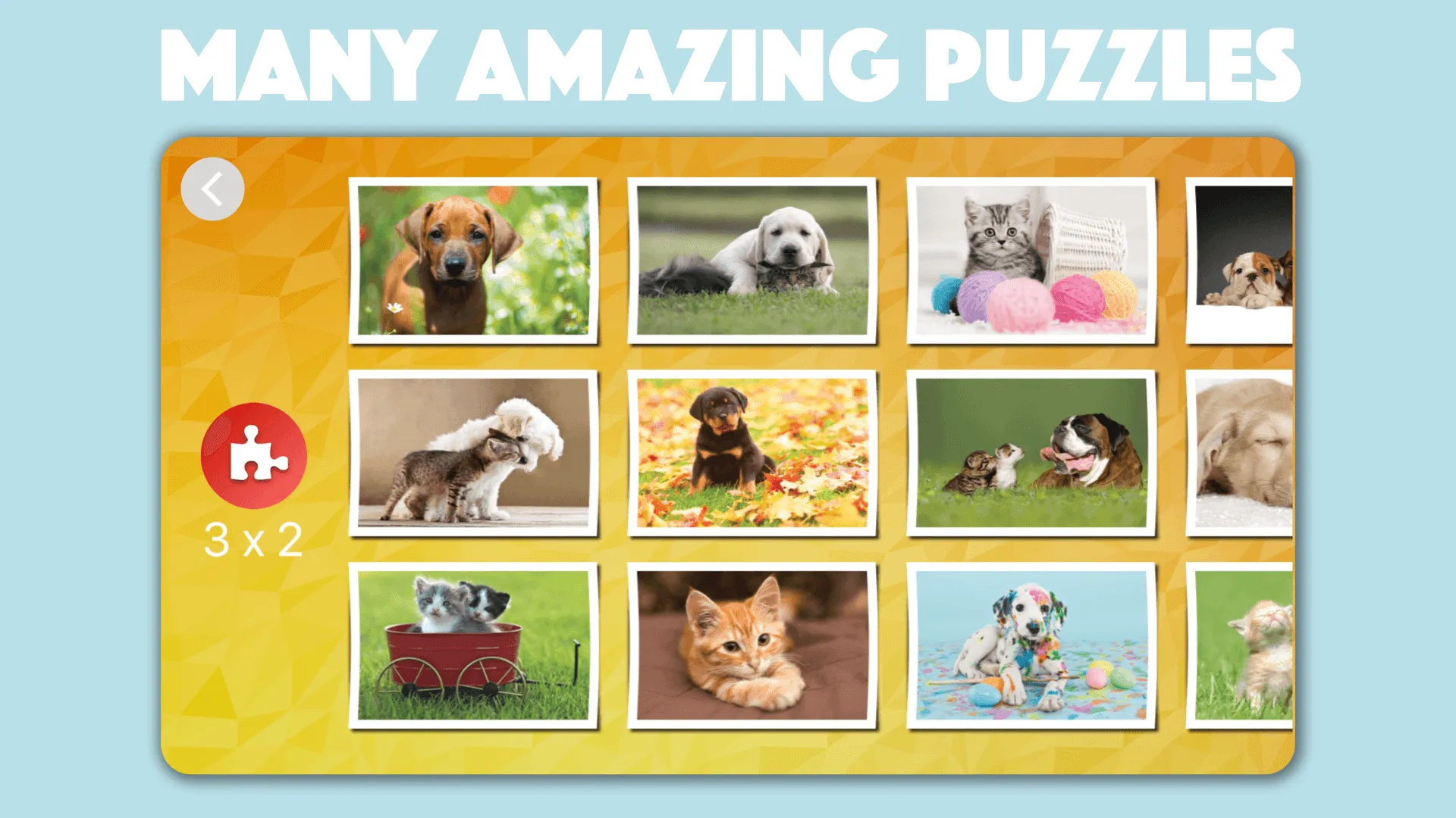 Dogs & Cats Puzzles for kids | Indus Appstore | Screenshot