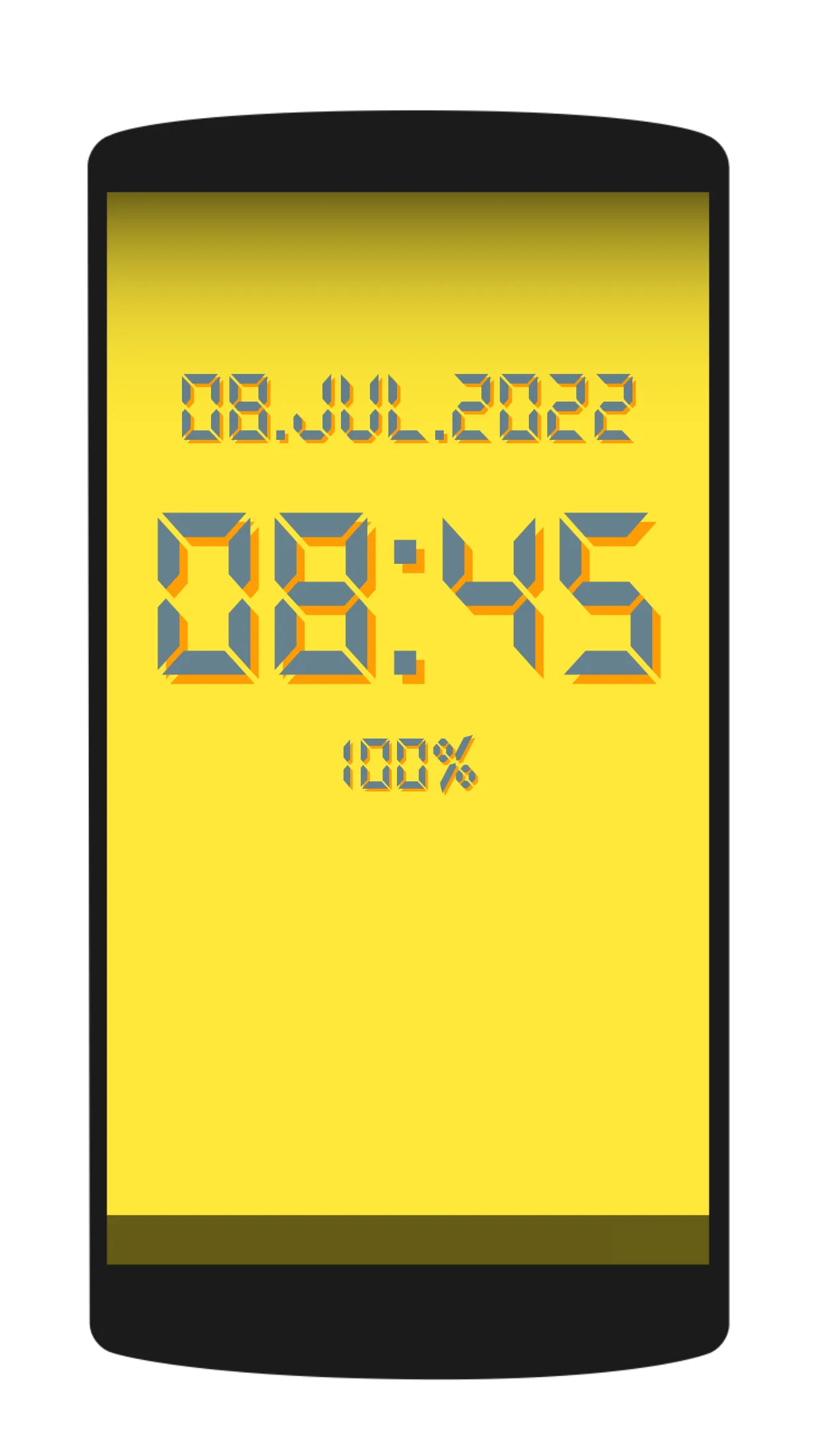 Digital Clock Live Wallpaper | Indus Appstore | Screenshot